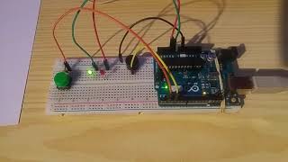 Démo 1 Bouton Poussoir avec 2 Fonctions Distinctes  Arduino UNO [upl. by Harlan]