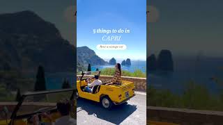 5 things to do in Capri [upl. by Omrelliug]