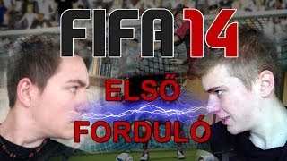 FIFA 14  Gábor vs luckeY  ELSŐ FORDULÓ [upl. by Yeliw]