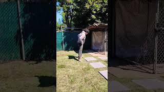 Installing a new yard landscaping sod handsaw dirt paver pdx boots [upl. by Bael]