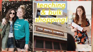 Visiting the Refill Shoppe amp Teaching a Class  My Favorite Sea Salt Spray Recipe Weekend Vlog [upl. by Alby]