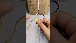 TUTORIAL 👆Tejido con Nudos Macramé en tus Pulseras de hilo zotycraft [upl. by Anail453]