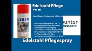 Edelstahl Pflegespray für Geländer aus V2A und V4A [upl. by Libys552]