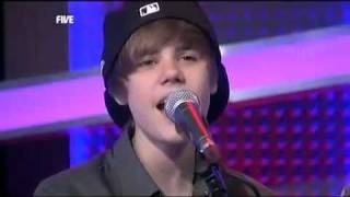 Justin Bieber  Baby quotLIVEquot in Studio 5 in UK [upl. by Ahael]