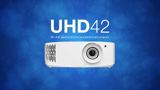 Optoma UHD42  4K UHD gaming and home entertainment projector [upl. by Adnawal]