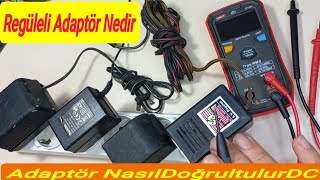 Adaptör Nedir REGÜLELİ Adaptör Neişe Yarar TrafoNasıl DC yapılır [upl. by Aridni294]