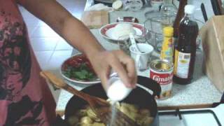 Green Curry Shrimp Stir fried Shrimp  Thai Food Recipe [upl. by Yntirb7]