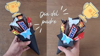 Regalo para el día del padre 👨💙 Cono de dulces 🍬 [upl. by Annahoj]