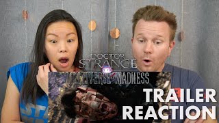 Doctor Strange In The Multiverse Of Madness Official Trailer  Reaction amp Review [upl. by Burnie]