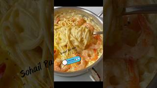 How to Make the WORLDS BEST Creamy Shrimp Pasta Recipe [upl. by Elwyn]