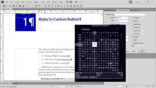 Adobe Framemaker  Create Custom Bullets [upl. by Fredkin]