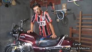 CB 450 abrindo o cabeçote Parte 1 [upl. by Nnylecyoj]