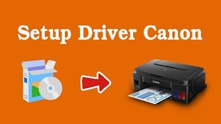 ติดตั้ง driver เครื่องพิมพ์ Canon ทุกรุ่น [upl. by Zadack399]