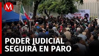 ¡Seguirá el paro Juzgados y Tribunales Federales declaran días inhábiles ante protestas [upl. by Finkelstein]