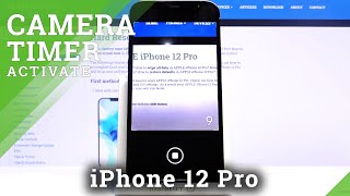How To Set Camera Timer In iPhone [upl. by Macfadyn]