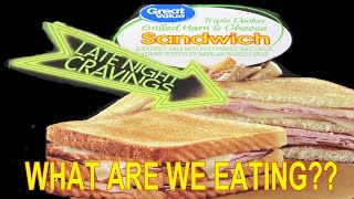 Great Value Triple Decker Grilled Ham amp Cheese Sandwich  WHAT ARE WE EATING  The Wolfe Pit [upl. by Enomor]