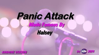 Halsey Panic Attack Karaoke Version Lyrics [upl. by Corenda]