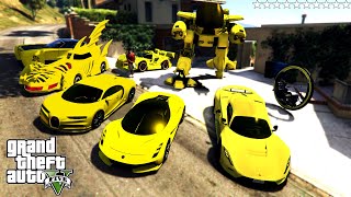 GTA 5  Stealing SEPTILLIONAIRE CARS With Franklin  Real Life Cars 100 [upl. by Holzman]