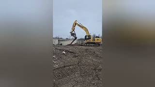 The demolition of Bookworks at 2nd and Carter [upl. by Selway]