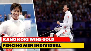 Japans Kano Koki Wins Gold  Fencing Mens Individual Epee  Olympic 2024 [upl. by Pen]