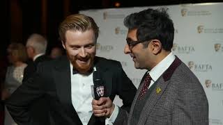 Jack Lowden  Talk top knots hipster facial Actor Film nominee BAFTA Scotland  Calibre Movie [upl. by Akimot]