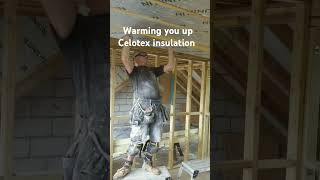 celotex insulation fitting construction carpentry loftconversion loft loftspace insulation [upl. by Atteloj]