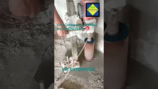 Core Cutting work Civil construction Mk Enterprise viral video [upl. by Adlay]