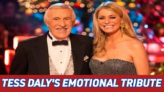 Strictly Come Dancings Tess Daly moved to tears by heartfelt tribute to late costar on BBCquot [upl. by Wendie]