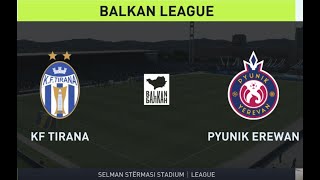 FIFA 22 CareerS6E16Southeast Europe League KF Tirana vs Pyunik Yerevan [upl. by Yate535]