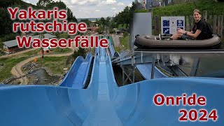 Onride Fort Fun  Yakaris rutschige Wasserfälle 2024 [upl. by Llertnod]