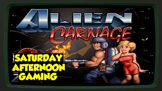 Halloween Harry Alien Carnage DOS  Saturday Afternoon Gaming [upl. by Atarman]