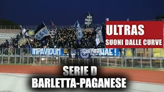 BarlettaPaganese Serie D 07012024 FESTEGGIAMENTI FINE PARTITA [upl. by Lirba]