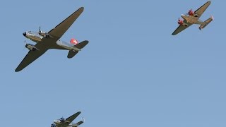 AIR14  Formation DC3  Beech18 Payerne  Youtube [upl. by Udall]