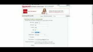 How to change your yahoo profile information [upl. by Attevad145]