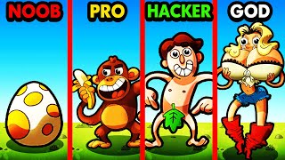 NOOB vs PRO vs HACKER HUMAN EVOLUTION [upl. by Danna]