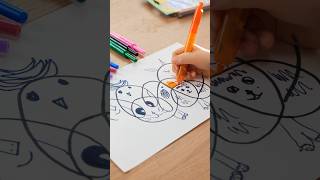 Transforming Scribbles into Art  Kids Creativity Challenge 🎨 [upl. by Yspyg]