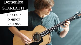 Domenico Scarlatti  Sonata in D minor K 1 L 366  Guitar Cover [upl. by Kcerb]