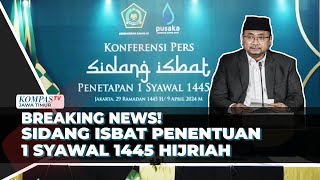 Live  Sidang ISBAT amp Pantauan Hilal 1 Syawal 1445 Hijriah [upl. by Llerryt]