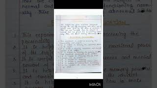 Free Association Test B Ed Psychology Practical English Shorts [upl. by Jakob]