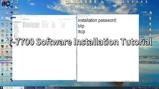 itc T7700RP V294 Software Installation Tutorial [upl. by Zora319]