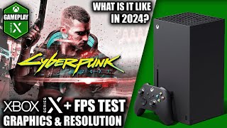 Cyberpunk 2077 In 2024  Xbox Series X Gameplay  FPS Test [upl. by Gorlin565]