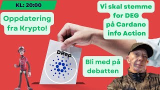 Stemme på Cardano info action  Oppdatering fra krypto   Kryptolabs 859 [upl. by Anthony]