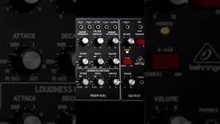 Behringer Model D Synthesizer  SHORT [upl. by Chaille]