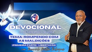 DEVOCIONAL CNMP 28 DE SETEMBRO COM REVERENDO MILTON RODRIGUES [upl. by Aramas]