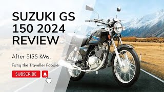 Suzuki GS 150 2024 Review after 3155 KMs [upl. by Ahs181]