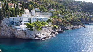 VILLA DUBROVNIK best luxury hotel in Dubrovnik Croatia  full tour [upl. by Ayikat]