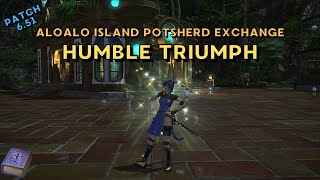 Humble Triumph  Emote Showcase  FFXIV Patch 651 Aloalo Island [upl. by Penelope]