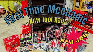 First Time Mechanic  Tool Box Filled  Harbor Freight  Olsa Tools  Milwaukee [upl. by Klockau]