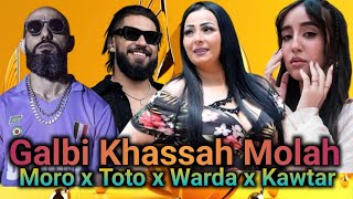 MORO x ElgrandeToto x Cheba Warda  Galbi Khassah Moulah قلبي خاصه مولاه l Rai Rap Remix 2024 [upl. by Mur]