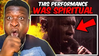 STORMZY IS A GOAT  STORMZY  BLINDED BY YOUR GRACE LIVE AT THE BRITs 18 REACTION [upl. by Notffilc]